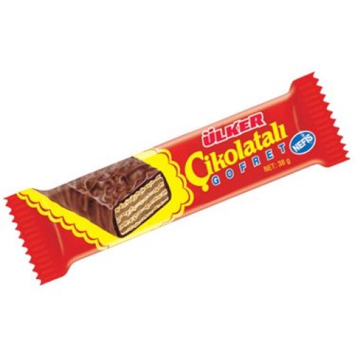 Ulker - Cikolatali Gofret - Lot Of 5 - Chocolate Wafers