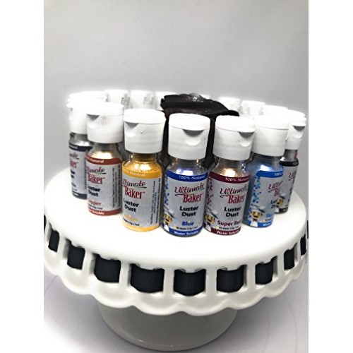 Ultimate Baker Luster Dust Multicolor Set Of 20 Colors - Kosher