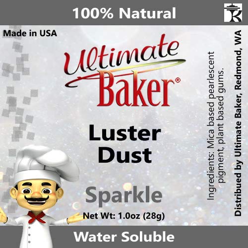 Ultimate Baker Sparkle Luster Dust - Kosher Certified Natural Sp