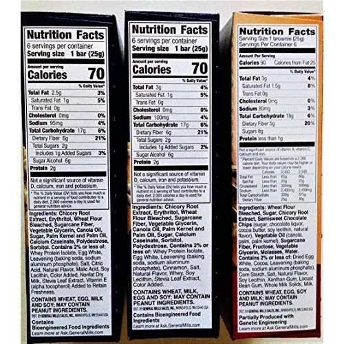 Fiber One Ultimate 90 Calorie Brownie Variety 3 Pack + Free Pack