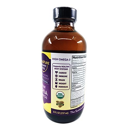 Ultrapure Organic Nutritional Raw Chia Seed Oil For Energy And W