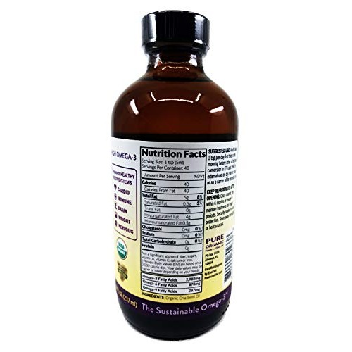 Ultrapure Organic Nutritional Raw Chia Seed Oil For Energy And W