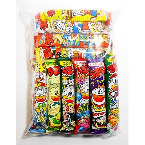 Umaibo Japanese Corn Puffed Snacks Variety Pack 10 Flavors 20 P