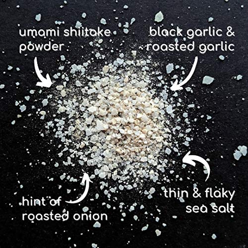 Umami Salt, Shiitake Mushroom Kosher Flake Sea Salt, Perfect For