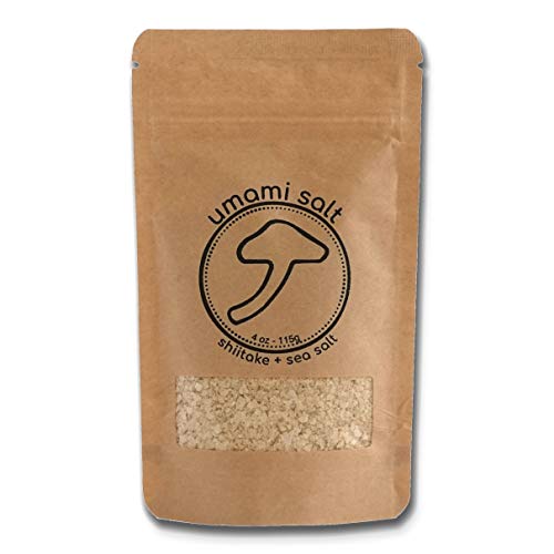 Umami Salt, Shiitake Mushroom Kosher Flake Sea Salt, Perfect For