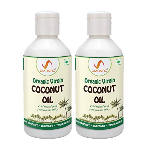 Umanac 100% Organic Cold Processed Extra Virgin Coconut Oil - Vc