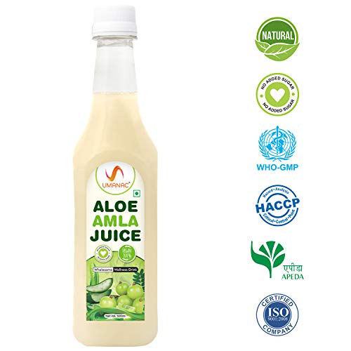 Umanac Aloe Vera Amla Juice, Aloe Gooseberry Mix Juice, Immunity