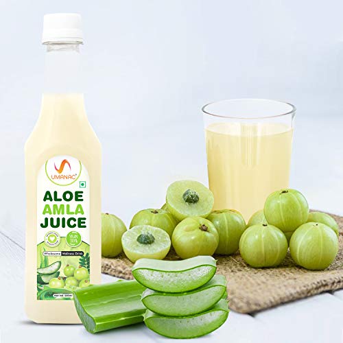 Umanac Aloe Vera Amla Juice, Aloe Gooseberry Mix Juice, Immunity
