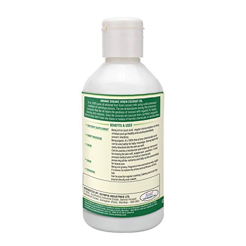 Umanac Organic Extra Virgin Coconut Oil Pet Bottle 250Ml