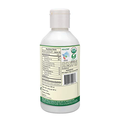 Umanac Organic Extra Virgin Coconut Oil Pet Bottle 250Ml