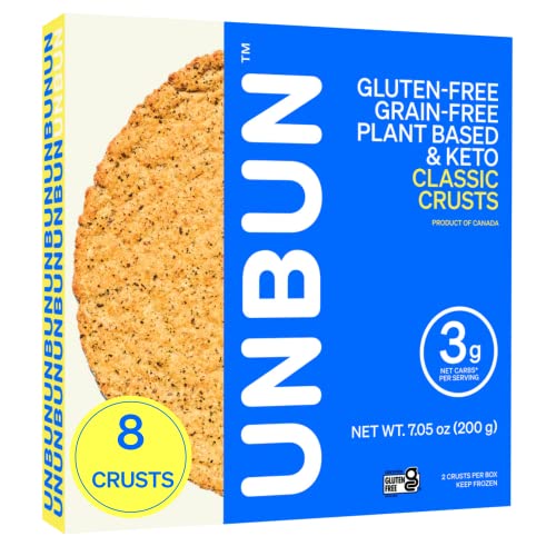 UNBUN Gluten Free, Grain Free, Plant Based and Keto Classic Thin...