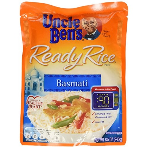 Uncle Bens Ready Rice, Basmati, 8.5 Oz