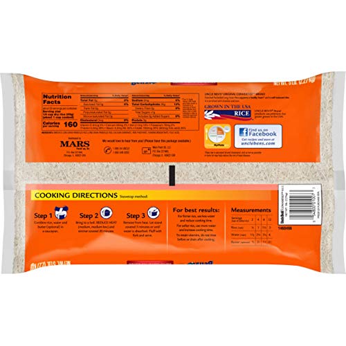 Uncle Bens Original Long Grain Rice, 80 Oz