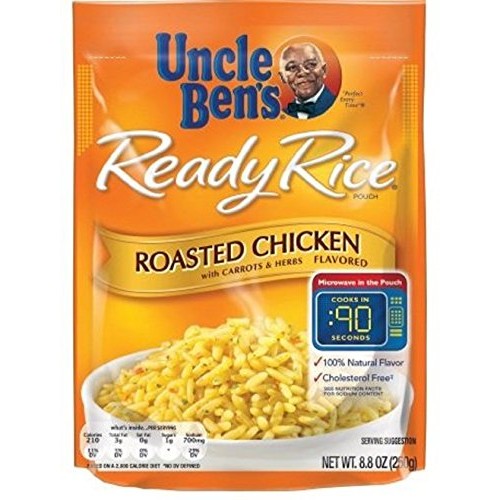 Uncle Ben’S Ready Rice Roasted Chicken Flavored 6 Pouches 3.3