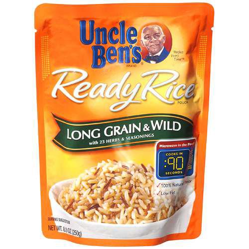 Uncle Bens Ready Rice Long Grain &Amp; Wild, 8.8-Ounce Packages Pa