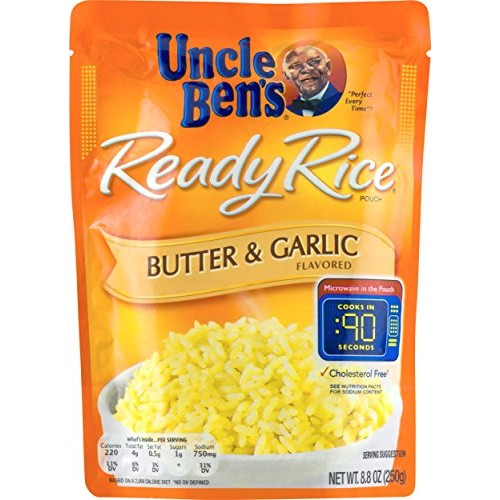 Uncle Bens Butter &Amp; Garlic Ready Rice