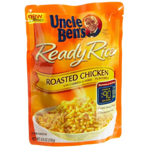 Uncle Bens, Ready Rice, Roasted Chicken, 8.8Oz Pouch Pack Of 6
