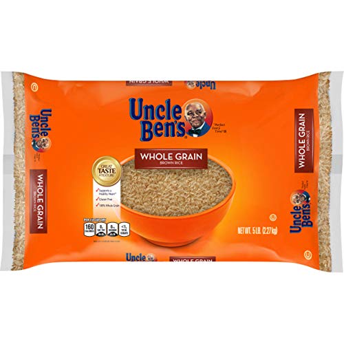 Uncle Bens Whole Grain Brown Rice Bag, 5Lb.