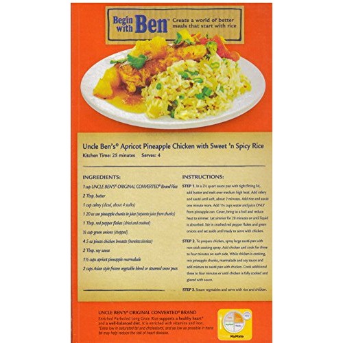 Uncle Bens Original Converted Enriched Parboiled Long Grain Ric