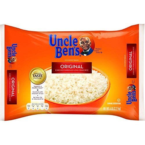 UNCLE BENS Original Long Grain White Rice, 5lb, 6pk