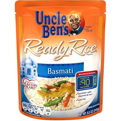 Uncle Bens Ready Rice: Basmati Rice, Ready To Heat 8.5 Oz Pouch