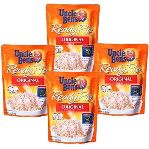 Uncle Bens Ready Rice, Original 8.8 Oz Pack Of 4