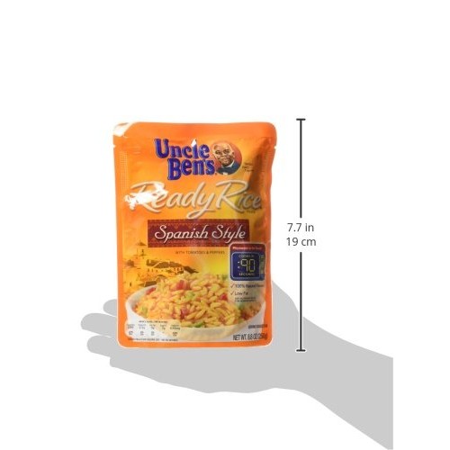 Uncle Bens Ready Rice Spanish Style, 8.8-Ounce Packages Pack O