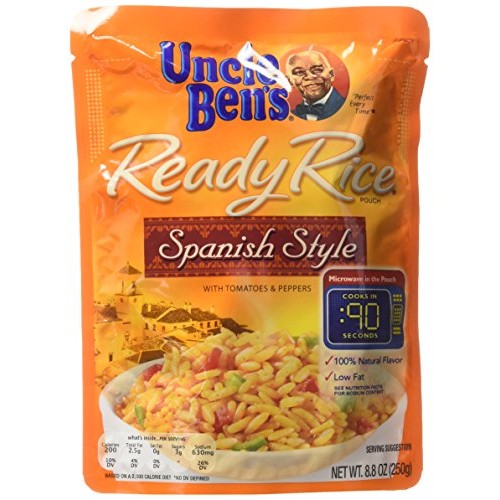 Uncle Bens Ready Rice Spanish Style, 8.8-Ounce Packages Pack O