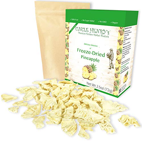 Freeze Dried Pineapple: Delicious Fruits 2.5Oz 72G Large Bulk