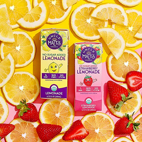 No Sugar Added Juice Box No Sugar Added Strawberry Lemonade - 3...
