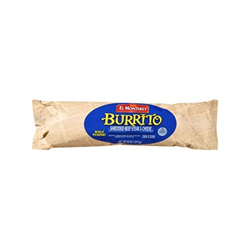 Ruiz El Monterey Shredded Beef Steak And Cheese Burrito, 8 Ounce