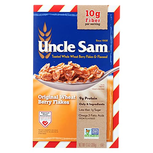 Uncle Sam Cereal Cereal - Original - Family Size - 13 Oz - Case