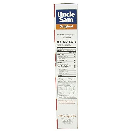 Uncle Sam - Toasted Whole Wheat Berry Flakes &Amp; Flaxseed Cereal O