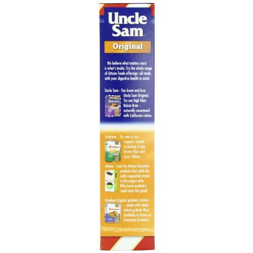 Uncle Sam Toasted Whole Wheat Berry Flakes &Amp; Flaxseed Original C