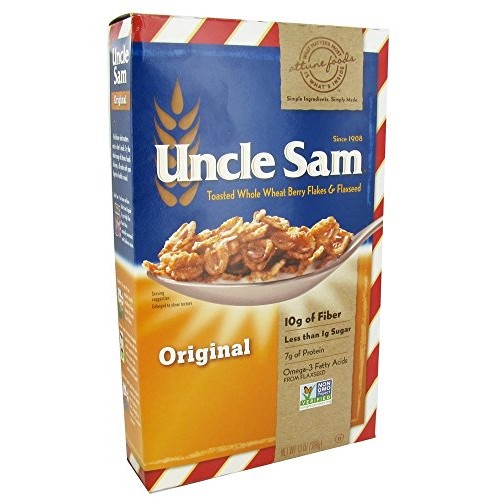 Uncle Sam - Toasted Whole Wheat Berry Flakes &Amp; Flaxseed Cereal O