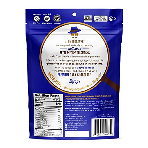 Undercover Quinoa Sampler Pack, Chocolate Crispy Quinoa Snack, G