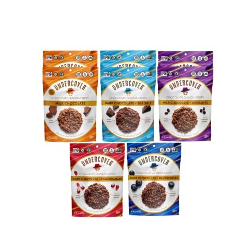 Undercover Chocolate Crispy Quinoa Crunch Variety Pack | Gluten