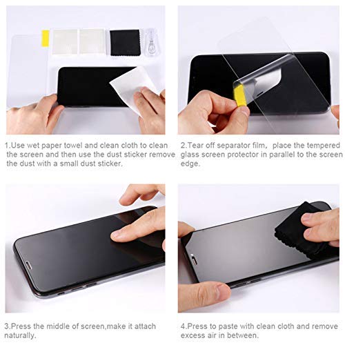 Galaxy A8S Tempered Glass Screen Protector, Unextati Premium Scr