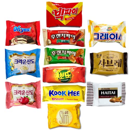 Korean Snack Box Variety Pack - 42 Count Individual Wrapped Gift...