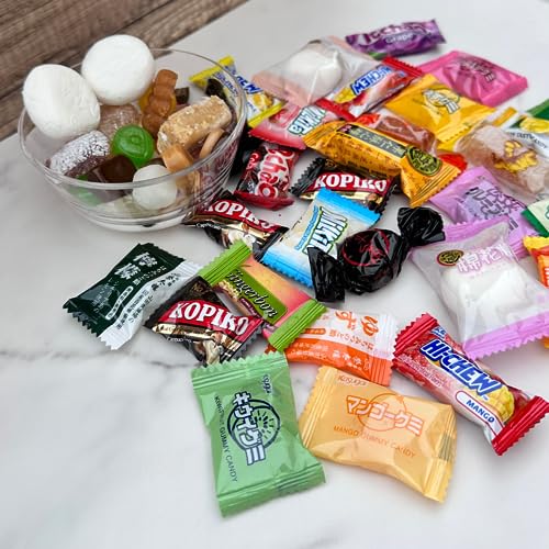 Mystery 60 Piece Asian Candy Mix - Japanese, Korean, Chinese Swe...