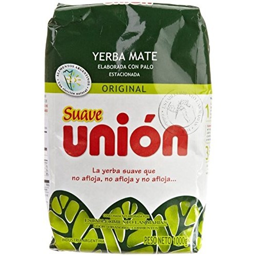 Union Yerba Mate Con Palo Suave 1kg / 2.2lb 4 Pack