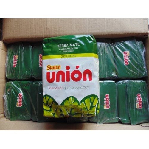 Union Yerba Mate Suave 2.2 Lbs/ 1 Kilo 10 Packs