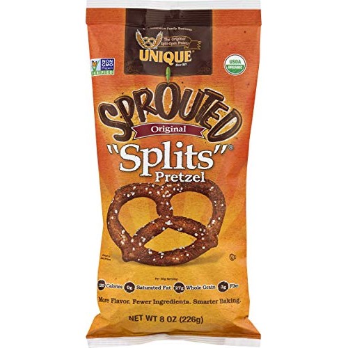 Unique Pretzels - Sprouted Splits Pretzels, Delicious Vegan Snac