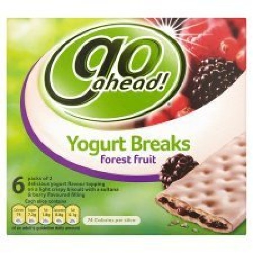 Go Ahead Yogurt Breaks Forest Fruits 6 Pack 216G