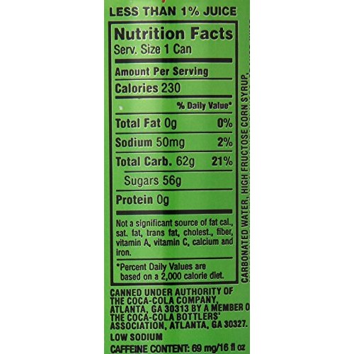 Surge Citrus Flavored Soda 16Fl Oz. 12 Cans