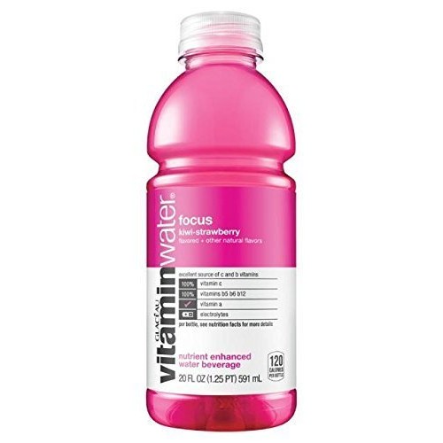 Glaceau Vitaminwater Nutrient Enhanced Water Beverage, Focus Ki