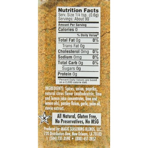 Chef Paul Prudhommes Magic Seasoning Blends No Salt &Amp; No Sugar,