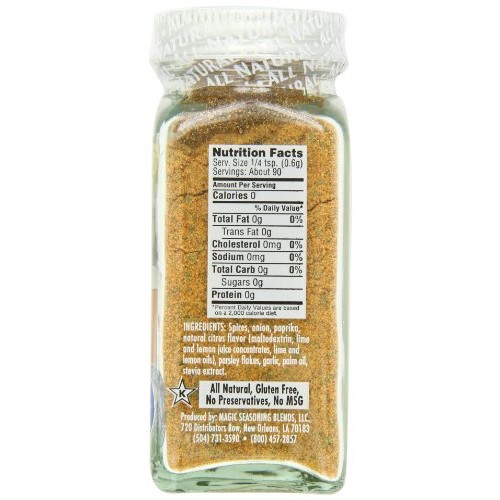 Chef Paul Prudhommes Magic Seasoning Blends No Salt &Amp; No Sugar,