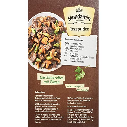 Mondamin Fix Soßenbinder Dunkel German Import