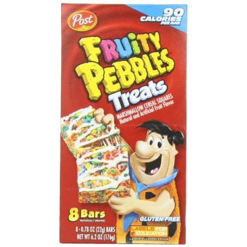 Post Fruity Pebbles Treats, 6.2-Ounce Pack Of 4